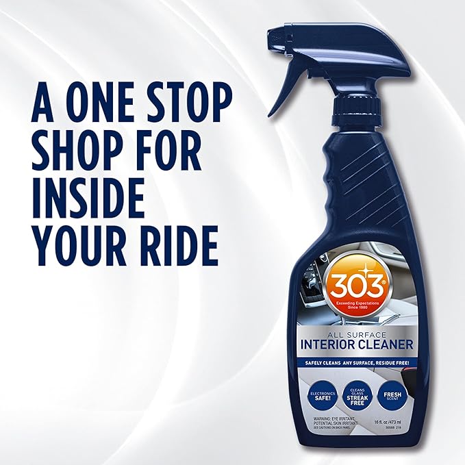 303 Products Interior Cleaner - Easily Cleans Any Surface, Residue Free - Great for Use on Touch Screens, Including LCD - Cle