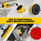 Holikme 22Pack Drill Brush Attachments Set, Scrub Pads & Sponge, Buffing Pads, Power Scrubber Brush, Car Polishing Pad Kit,Wa