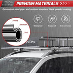 64”x39”x8” Roof Cargo Rack for SUV Car Trucks,Heavy Duty Cargo Basket Anti-Rust Top Luggage Rack
