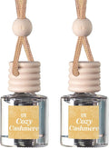 CANDECraftCo Car Air Hanging Fragrance Oil, Car Auto Freshener for Essential Oils, Scents Fragrance Aromatherapy Automobile D