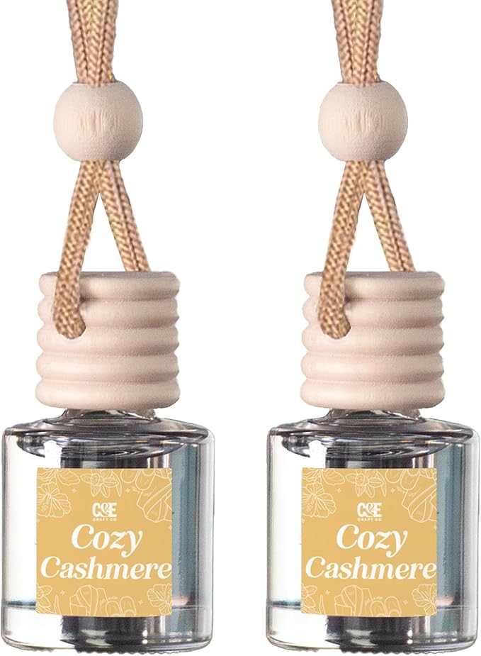 CANDECraftCo Car Air Hanging Fragrance Oil, Car Auto Freshener for Essential Oils, Scents Fragrance Aromatherapy Automobile D