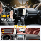 Car Phone Mount with Cup Holder Expander - Upgraded Anti-Shake 2-in-1 Cup Phone Holder for SUVS Trucks with Adjustable Alumin