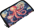 Car Tissue Holder Car Visor Organizer Tissue Box Holder for Car Sun Visor Organizer with Car Vehicle Accessories Essentials Interior for Women Men Blue Octopus Map Compass Coral