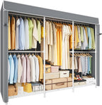 ULIFHOME E14C Pro Heavy Duty Closet Organizer System，Freestanding Clothing Racks for Hanging Clothes，Adjustable Garment Rack 