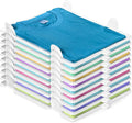 Accenter Tshirt Organizer for Clothes Storage, Stackable Closet Organizer with Easy Access, Shirt Folder Board, Sturdy and Du