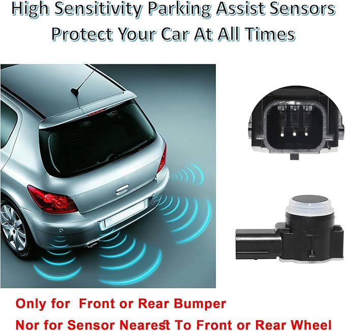 MANATEE 23428268 84153946 Front Rear Bumper PDC Parking Aid Sensor for Cadillac Chevy GMC Buick Bolt Silverado Impala Malibu 