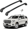 330lbs Lockable Roof Rack Cross Bars Fit for 2021-2026 Chevrolet Chevy Suburban & Tahoe & GMC Yukon/Yukon XL & Cadillac Escalade/Escalade ESV Aluminum Heavy Duty Roof Rails Crossbar