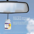 Yankee Candle Car Air Fresheners Hanging Car Jar Ultimate Lemon Lavender Scented Neutralizes Odors Up To 30 Days, Purple