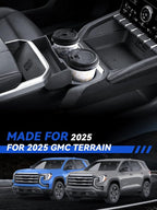 for Model 3 Center Console Organizer Armrest Tray Middle Storage Box Insert Container Durable ABS Plastic Accessories 2024 2025