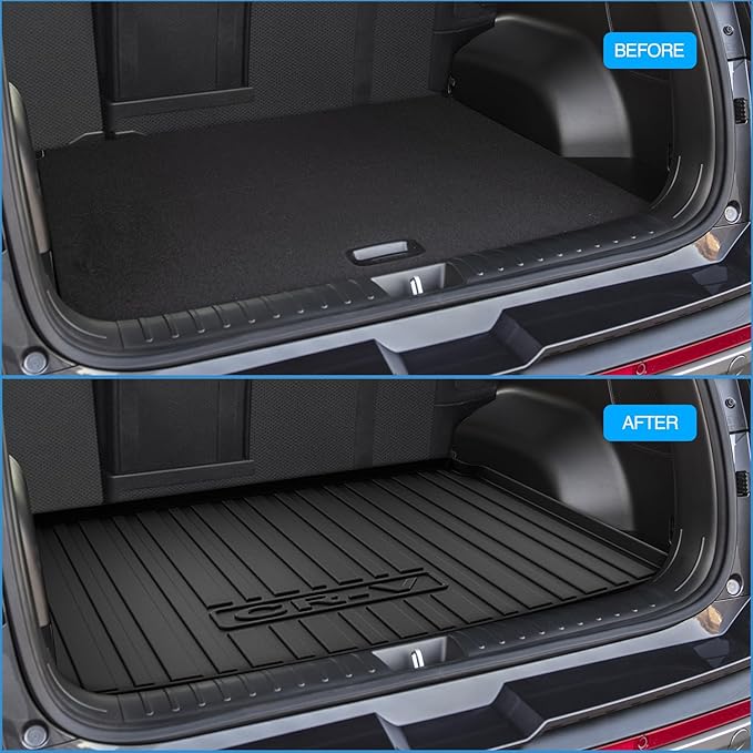 Nilight Cargo Mats for Honda CRV CR-V Upper Position only (Not for Hybrid) 2023 2024 2025 All Weather Protection Heavy Duty Cargo Liners