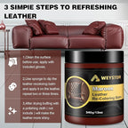 Leather Recoloring Balm, 12oz Large Size Leather Dye, Color Restorer, Scratch Repair, Furniture & Couch Restorer Kit, Repair 