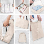 Packing Cubes for Travel-10 Set Luggage Organizer Bags for Family, Mesh Breathable Packing Cubes for Suitcases Durable Travel