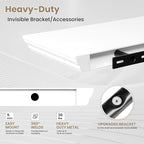 Axeman 36 Inch Floating Shelves for Wall, 9.3" Deep Crown Molding Wood Display Shelf with Heavy Duty Invisible Brackets for L