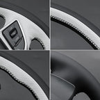 MEWANT Hand Sewn 3D Style Steering Wheel Cover Wrap for Chevrolet Camaro 2017-2022 Steering Wheel Accessories for Chevrolet Camaro 2017-2022
