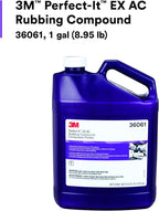 Perfect-It 3M EX AC Rubbing Compound, 36061, Fast Cutting, High Performing, 1 gal (8.95 lb) (Pack of 2)