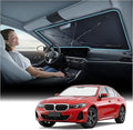 Windshield Sun Shade Umbrella for BMW - [Vinyl Coating Heat Shield] Protect Car from Sun Rays & Heat Damage Keep Cool and Protect Interior