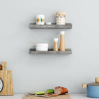 Picture Ledge Wall Shelves 16 inch Width Set of 2, Solid Pine Wood Rustic Floating Ledge Shelves for Wall for Kids' Room Bedr