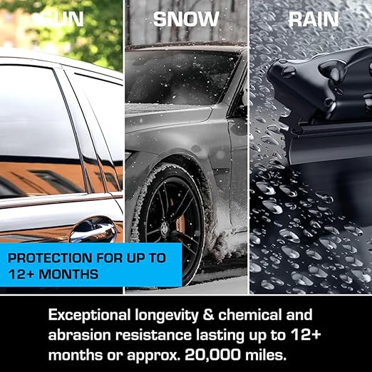 EZ Glass - Graphene Glass Coating & Water Repellent for Windshields - 12+ Months of Long Lasting Hydrophobic Windshield Coati