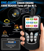 OBD2 Scanner Diagnostic Tool, VEHLIVE V860 Car Code Reader for Check Engine Light with Reset, I/M Readiness, Battery Tester,