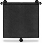 JoEzzy Car Window Sun Shades - Retractable Roller Sunshade for Baby & Delivery Drivers | Car Window Shade Roller for Kids & GPS Glare | 16"x20" Universal Fit Side Window UV Protection
