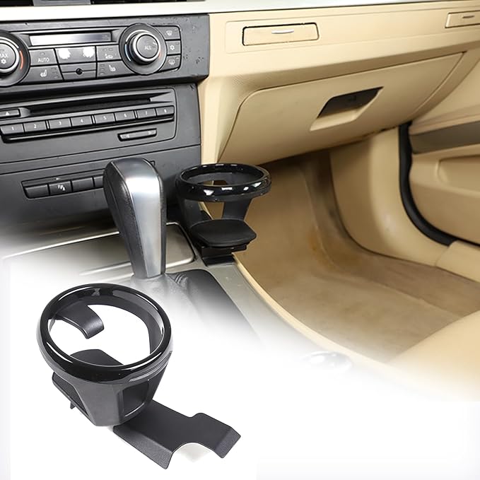 Center Console Water Cup Holder Compatible with BMW 3 Series 2005-2012 E90 E91 E92 E93 325i 320i 318i,Passenger Front Seat Ce