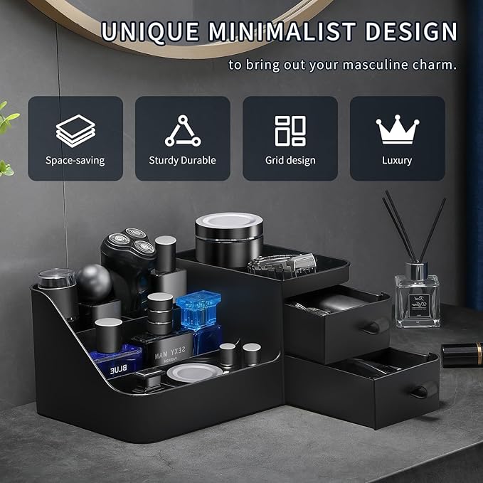 Cologne Organizer for Men,Dresser Organizer, Mens Organizers,Perfume Organizers, Cologne Stand, Organizador de Perfumes,Shelf