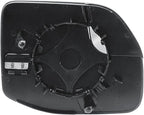 Replacement Driver Left Side Door Mirror Glass Heated with Back Plate and Blind Spot Glass for 2022-2025 Ford Maverick Bronco Sport
