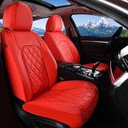 Coverado Leather Seat Covers, Car Seat Cover Front Seats, Waterproof Seat Covers, Luxury Faux Leather Car Seat Protectors, Re