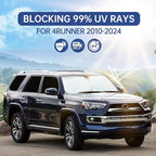8pcs Car Window Shades for Toyota 4Runner 2010-2024, Full Car Window Covers for Privacy, Sunshades for 4Runner Front Rear Windshield Side Windows to Block UV and Protect Privacy