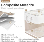 Large Storage Baskets- 16x12x12 inch Storage Bins for Shelves and Closet Organizing, Foldable Fabric Bin for Home Organizatio