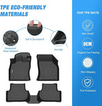 Nilight TPE Floor Mats for Volkswagen VW Golf GTI Golf R 2022 2023 2024 2025, All Weather Custom Fit Heavy Duty Floor Liners