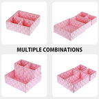 Posprica Woven Storage Baskets for Organizing, Small Baskets Cube Bin Container Tote Organizer Divider for Drawer, Closet, Sh