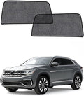 Car Window Shades for Volkswagen/VW Atlas(2018-2025), 2-Pack Rear Window Sun Shades for Baby – Breathable Mesh, UV & Heat Blocker, Privacy Protection for Camping, Travel, Sleep & Nursing