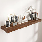Floating Shelves for Wall, 48 Inch Wide x 12 Inch Deep Floating Shelves, Long Wood Floating Wall Shelf Shelves for Living Roo