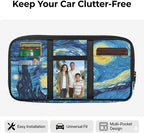 Starry Sky Car Sun Visor Storage Bag Multi-Function Organizer for Card Pen Invoice Pouch Case Bag Universal for Car Sun Visor Accessory 11.81 x 5.9 Inch
