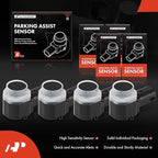A-Premium 4-PC Rear Reverse Backup Parking Assist Sensor Compatible with Ford & Lincoln Models - Fusion 2010-2012, Edge 2011-