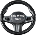 Steering Wheel Cover for BMW 3 4 Series(2021-2024) 5 Series(2020-2023) X5(2019-2020) X7(2020-2025) 328i 320i 330i 325i 528i 535i 530i M3 2 4 7 8 Series X3M X4 X6 XM M2 M4 M5 M8 Z4 i4, Matte Black