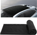 Car Roof Non-Slip Rug Pad, 47'' x 39.4'' Automotive Roof Carrier Bag Protective Mat, PVC Vehicle Cargo Bag Liner, Auto Roof Top Rack Accessories for Car, SUV, Truck and Home (Black)