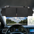 Veharvim Sun Visor Extender for Car (Polarized, UV400, PC Lens, 2 Side Sunshade), Car Visor Extender Sun Blocker, Visor Extender Attachment, Anti-Glare for Safe Driving