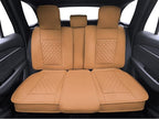 Elantrip Car Seat Cover Full Set Leather Car Seat Protector Universal fit for Most Cars SUVs and Trucks Water Proof Front and