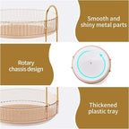 360° Rotating Makeup Organizer, Large Capacity Skincare Organizer, 3 Tier Cosmetic Skin Care Perfume Dresser Organizer, Fits 
