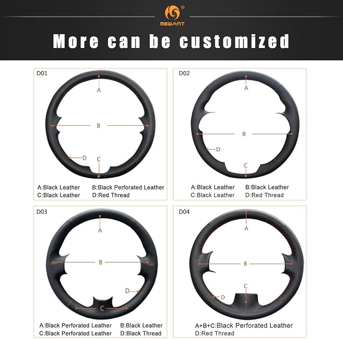 MEWANT Steering Wheel Cover Compatible with Chevy Silverado 1500/Chevy Silverado 2500 3500/ Tahoe/Suburban 1500/ Avalanche 1500/Traverse/Express