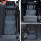 GEEDAR Under Seat Storage Truck Tool Box Organizer for Truck Underseat Storage Ford F150 F250 F350 Chevy Silverado Accessories (3 compartment)