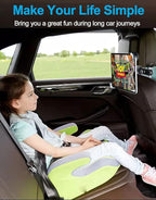 woleyi Car Headrest Large Tablet Mount, Heavy Duty Ultra Stable Car Back Seat Tablet Holder, Compatible iPad Pro 13/Air, Samsung Galaxy Tabs, Surface Pro/Go, Fire HD and More 9.5-14.5" Tablets
