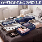 Silkfly 8 Pcs XL Packing Cube for Travel Luggage Organizer Suitcase High Capacity Large Packing Bag Bulk Reusable Mesh Travel