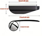 Car Blind Spot Mirror and Rearview Mirror Rain Cover, 2-in-1 Multi-functional Design for Enhanced Safety Driving with Expanded Field of View