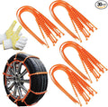 2026 New Universal Anti-Skid Snow Tire Chains, Emergency Traction Cables for Cars SUVs Trucks, Reusable Winter Safety Chains 