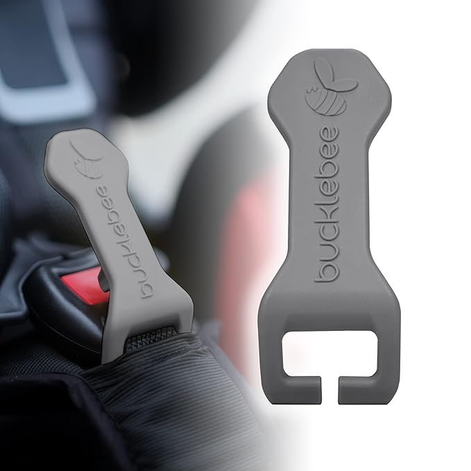 Bucklebee Easy Car Seat Buckle Release Aid for Children Unbuckle Car Seat Release Tool - Button Pusher - Opener for Nails (1 