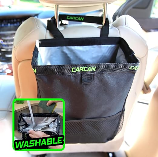 CarCan (5 Pack - 20 Million Sold - Billions of Plastic Bags Saved and NO More Litter! Trash, Storage, Cooler, Grocery, Lunch Box, Tool Box, Gym Bag, Beach Bag, Purse, or Murse.
