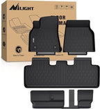 Nilight TPE Floor Mats for Tesla Model Y 7 Seater 2020 2021 2022 2023 2024 2025 All Weather Custom Fit Heavy Duty Floor Liners